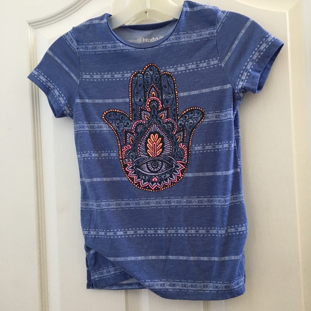 FINAL MARKDOWN Girls mudd t shirt 7/8